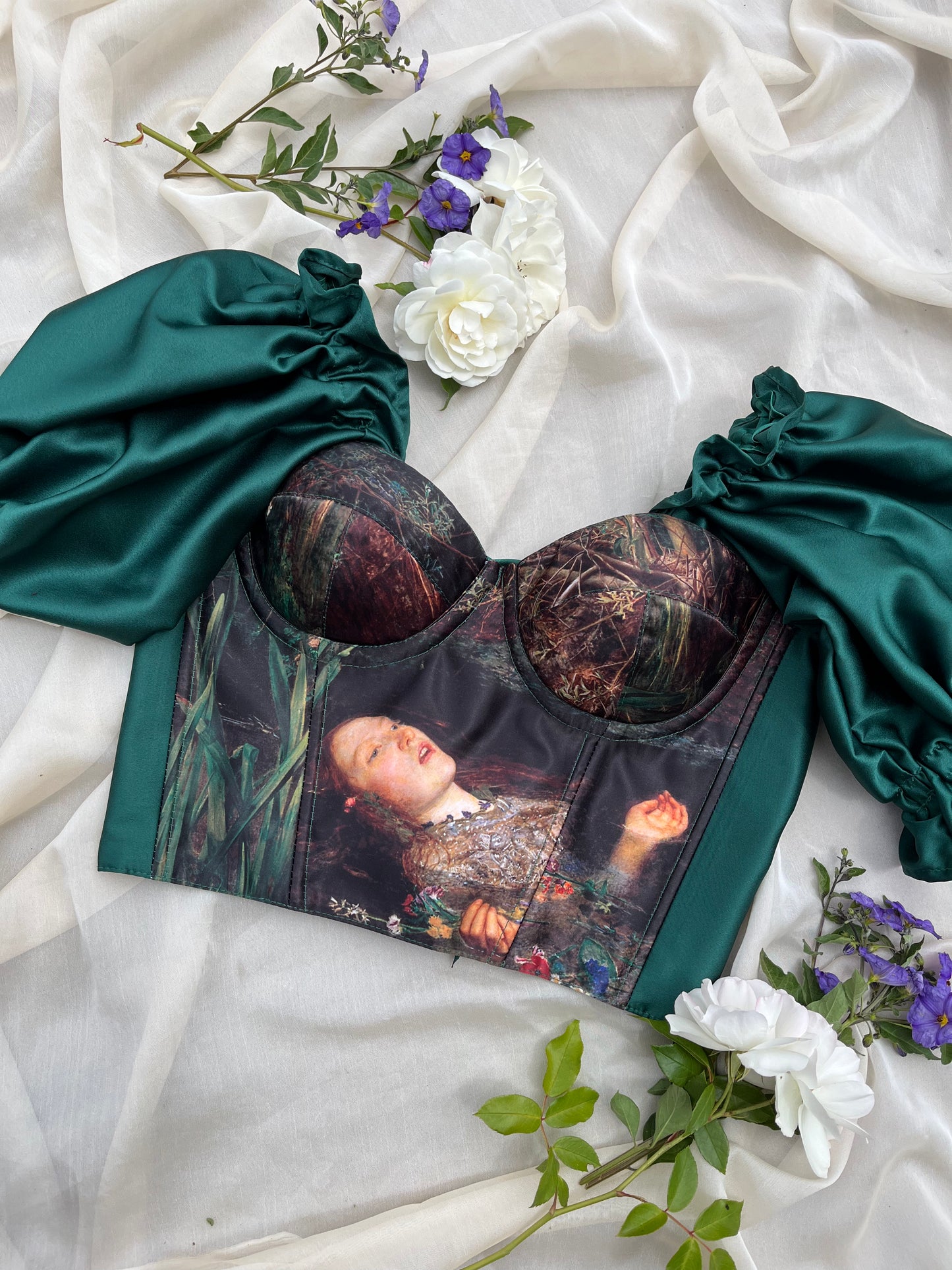 Spring Puffy Art Bustier
